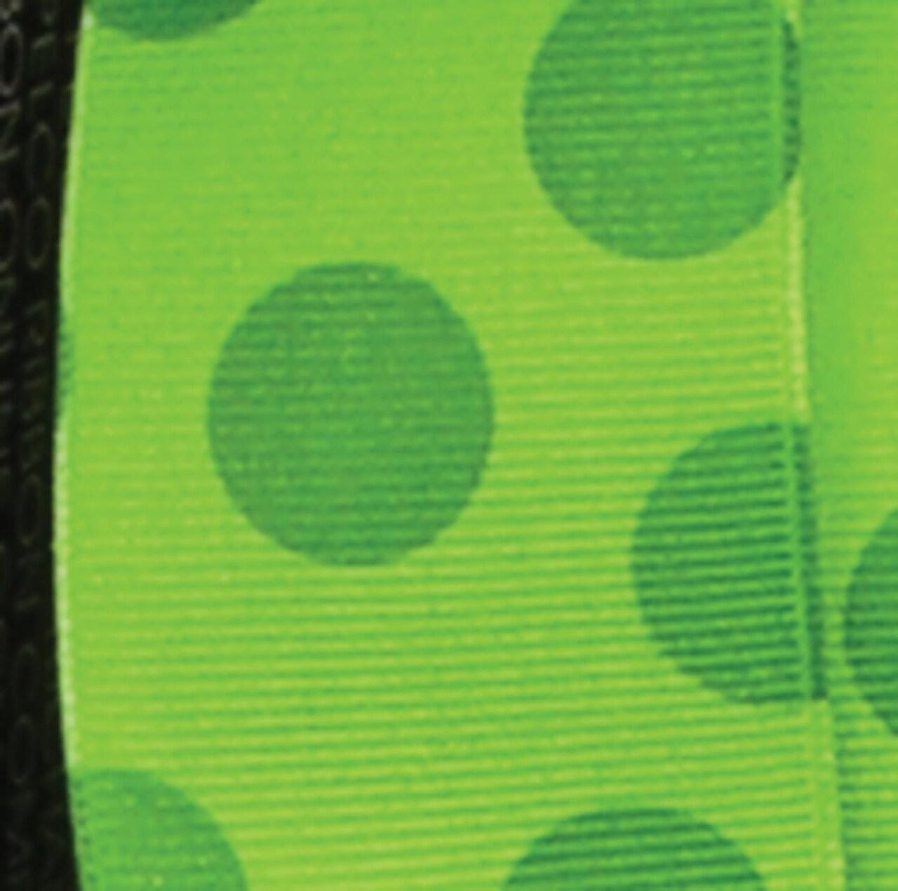 The Ribbon People Green Polka Dotted Wired Craft Ribbon 1.5" x 27 Yards